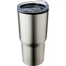 590ml Stainless Steel Mug With Clear Lid