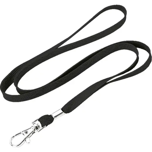 Woven Lanyard With Metal Clip