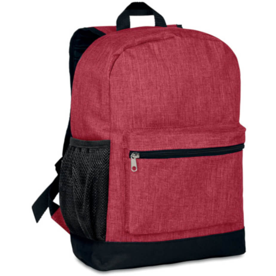 backpack with two side pockets