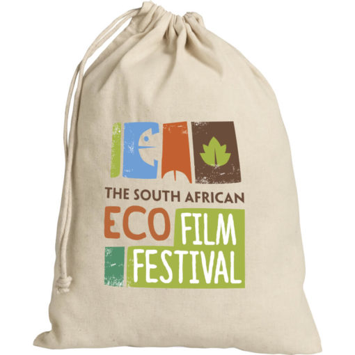 Green Earth Cotton Drawstring Bag 