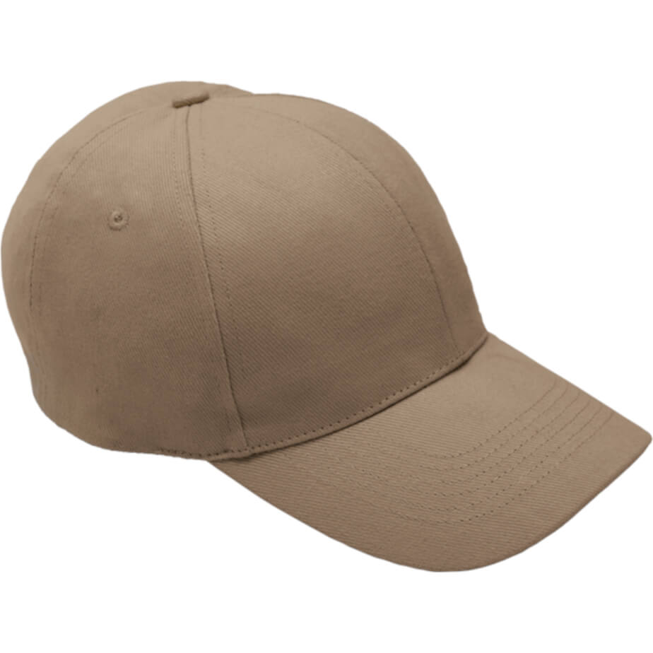 6 Panel Brushed Cotton Cap
