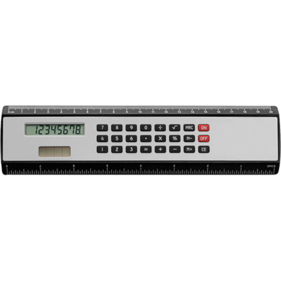 20cm Ruler with Calculator Brandability