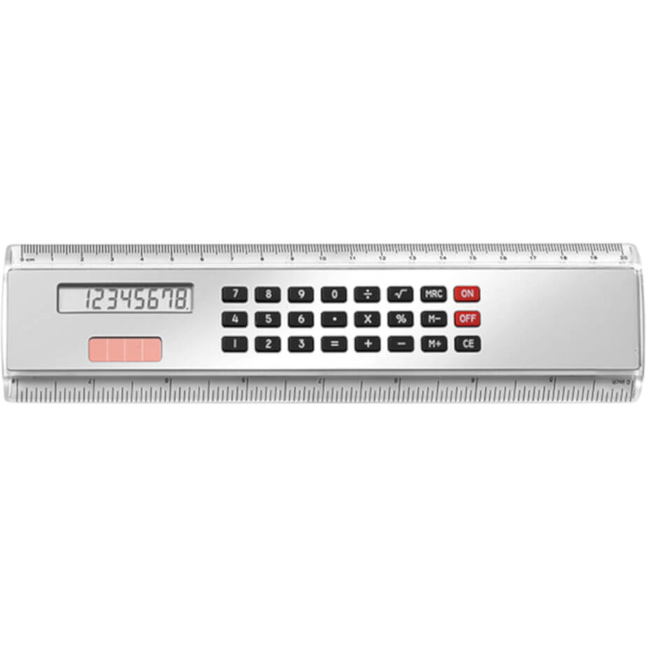 20cm Ruler with Calculator Brandability
