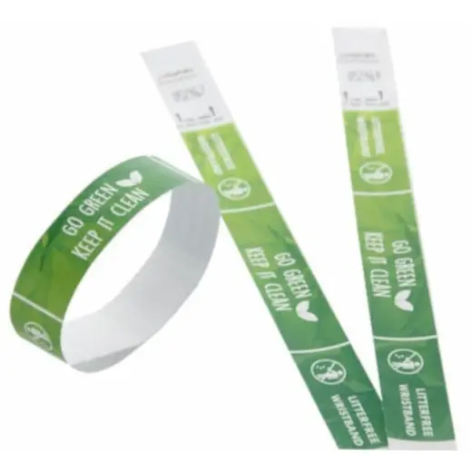 Litter Free Tyvek Wristband (Pack Of 10)