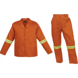Barron Budget Poly Cotton Conti Suit with Reflective