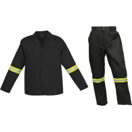 Barron Budget Poly Cotton Conti Suit with Reflective