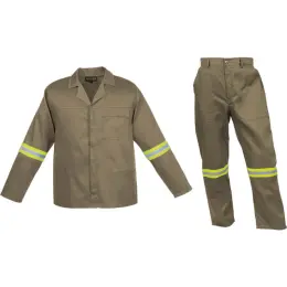 Barron Budget Poly Cotton Conti Suit with Reflective