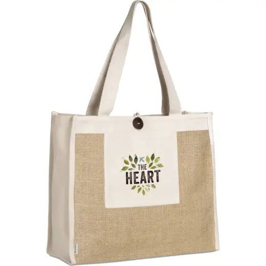 Okiyo Hikari Jute & Cotton Tote