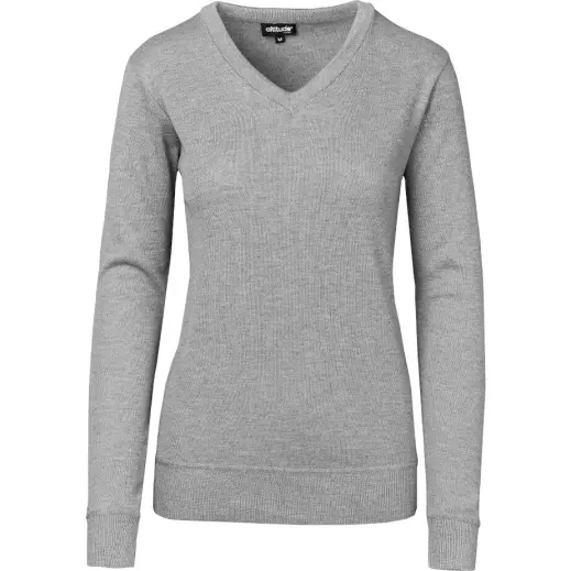 Ladies Long Sleeve Peru V-Neck Jersey