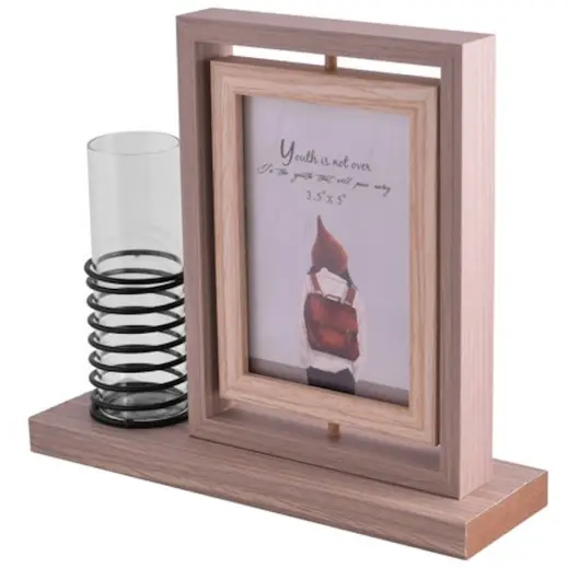 Swivel Photo Frame & Plant Holder
