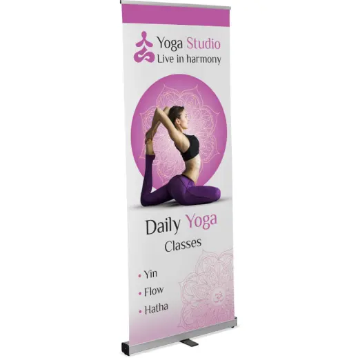 Champion Fabric Pull Up Banner - 0.85m x 2m