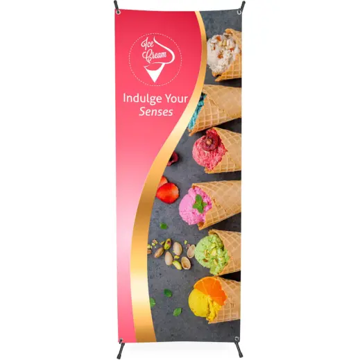 Champion Layflat PVC X-Banner - 0.6m x 1.6m