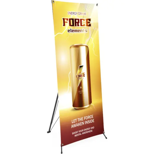 Champion Fabric X-Banner - 0.8m x 1.8m