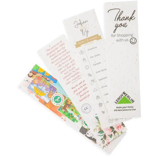 Plantable Paper Bookmark