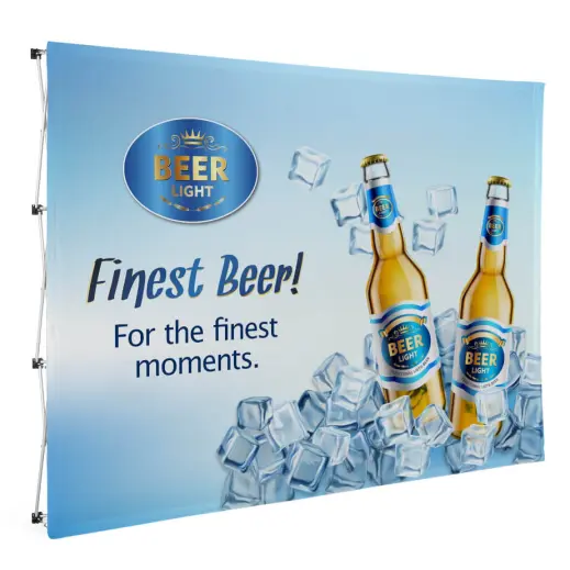 Legend Straight Banner Wall - 3m x 2.25m