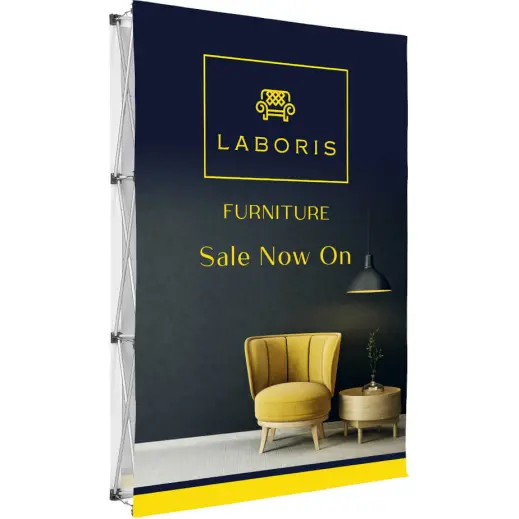 Legend Double-Sided Straight Banner Wall - 1.52m x 2.25m