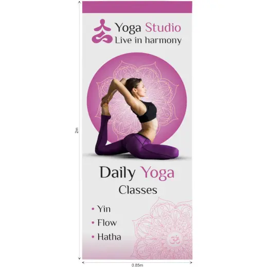 Pull Up Banner Display Fabric Skin