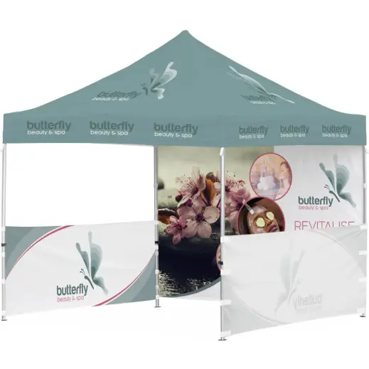 Ovation Gazebo 3m x 3m - 2 Half-Wall Skins 1 Full-Wall Skin
