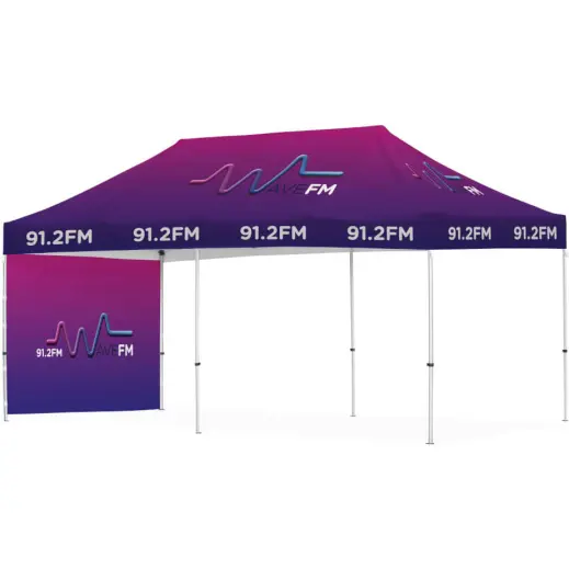 Ovation Gazebo 6m x 3m - 1 Short Full-Wall Skin