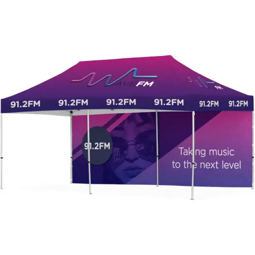 Ovation Gazebo 6m x 3m - 1 Long Full-Wall Skin