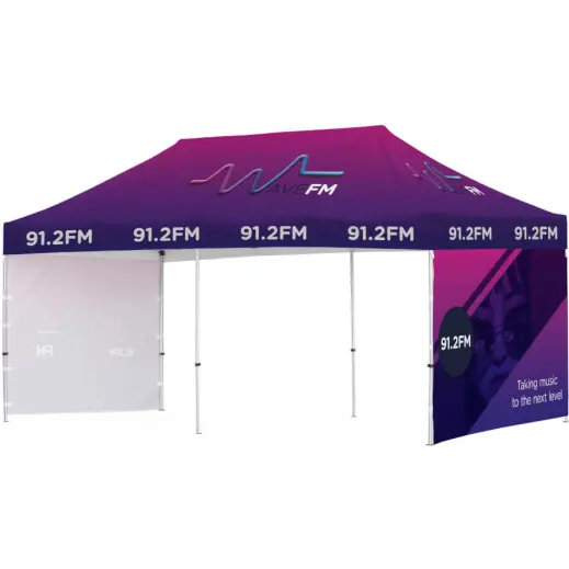 Ovation Gazebo 6m x 3m - 2 Short Full-Wall Skins