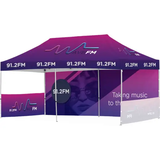 Ovation Gazebo 6m x 3m - 1 Long Full-Wall Skin 2 Short Full-Wall Skins