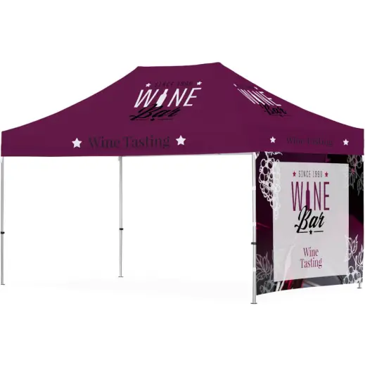 Ovation Gazebo 4.5m x 3m - 1 Short Full-Wall Skin