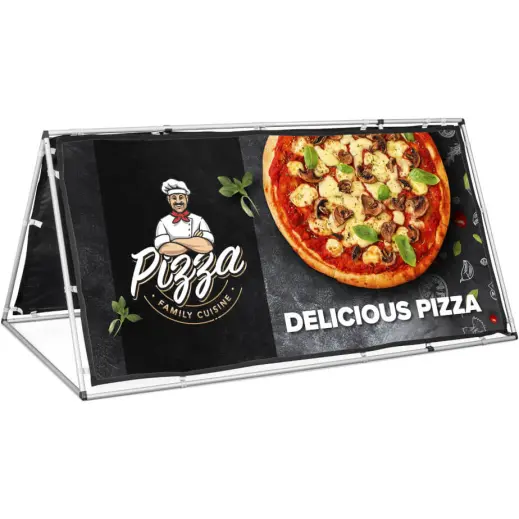 Legend A-Frame With PVC Print - 2m x 1m