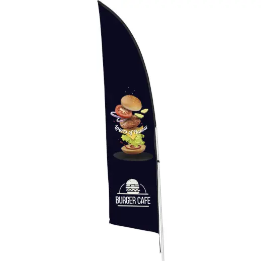Legend 2m Arcfin Double-Sided Flying Banner