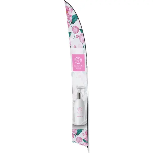 Legend 4m Arcfin Double-Sided Flying Banner