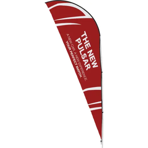 Legend 2m Sharkfin Double-Sided Flying Banner