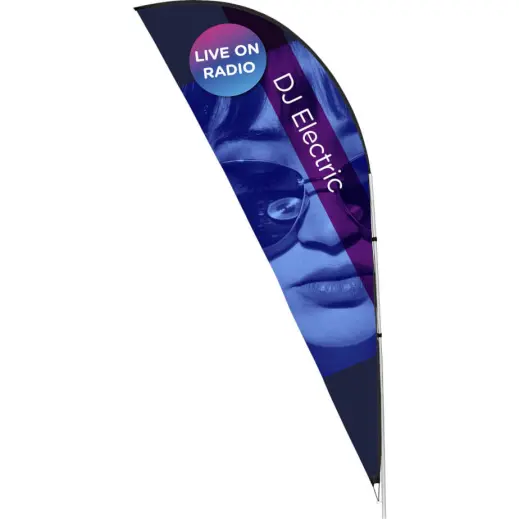 Legend 3m Sharkfin Double-Sided Flying Banner