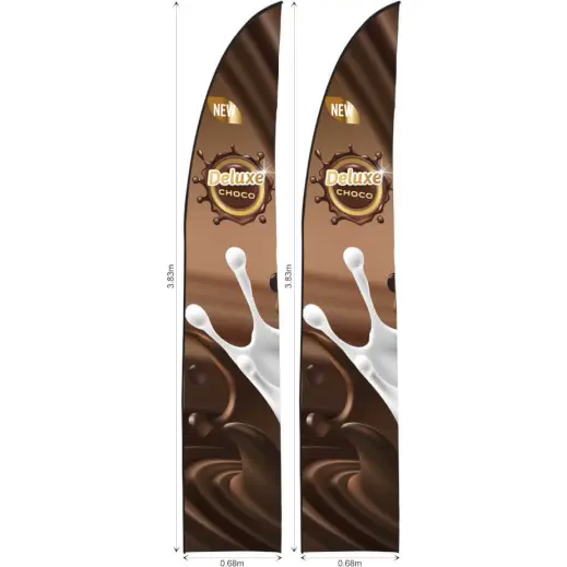 Replacement Skin Legend 3m Arcfin Flying Banner - Set Of 2