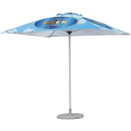 Legend Sublimated Parasol Single Pole - 2.2m x 2.2m