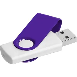 Axis Gyro White Flash Drive 4GB
