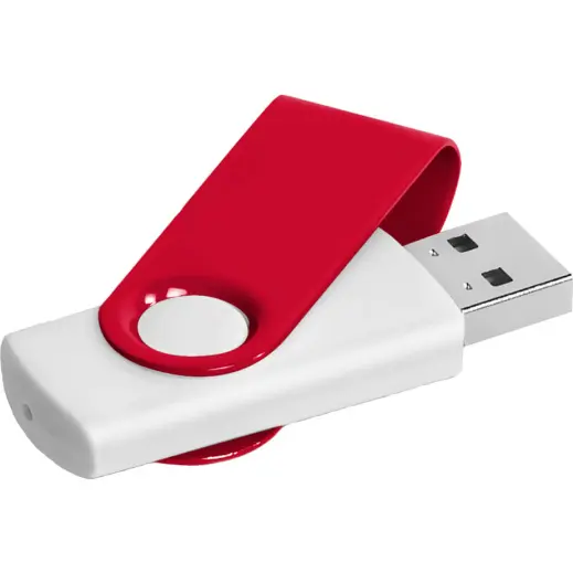 Axis Gyro White Flash Drive 4GB