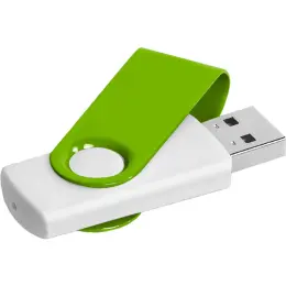 Axis Gyro White Flash Drive 4GB