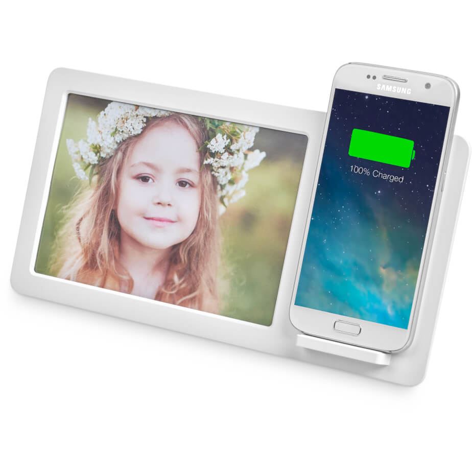 Dynasty Photo Frame & Wireless Charger Brandability