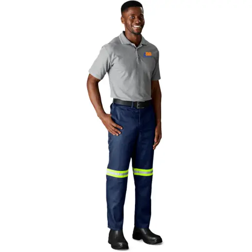 Trade Polycotton Pants - Reflective Legs - Yellow Tape