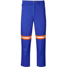 Trade Polycotton Pants - Reflective Legs - Orange Tape