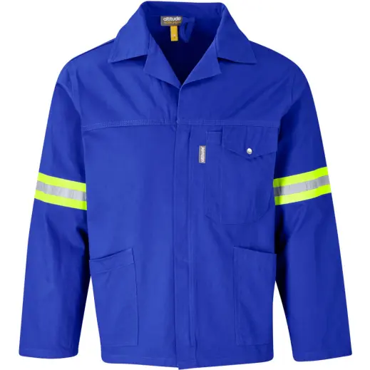 Artisan Premium 100% Cotton Jacket - Reflective Arms - Yellow Tape