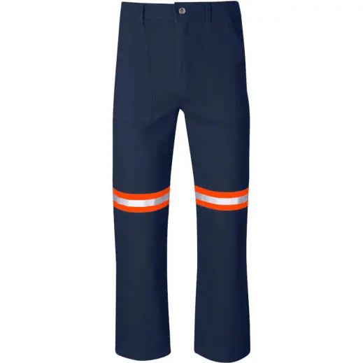Artisan Premium 100% Cotton Pants - Reflective Legs - Orange Tape
