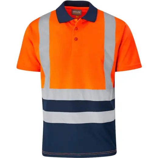 Surveyor Two-Tone Hi-Viz Reflective Golf Shirt