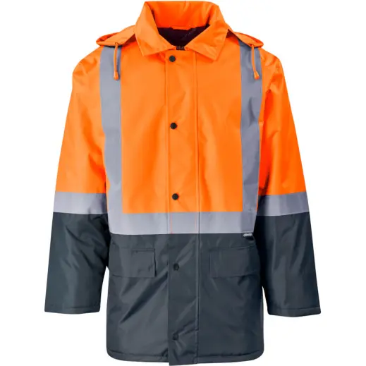 Hazard Padded Two-Tone Hi-Viz Reflective Jacket