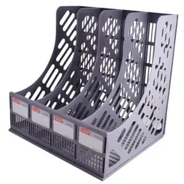 4 Bay File Holder