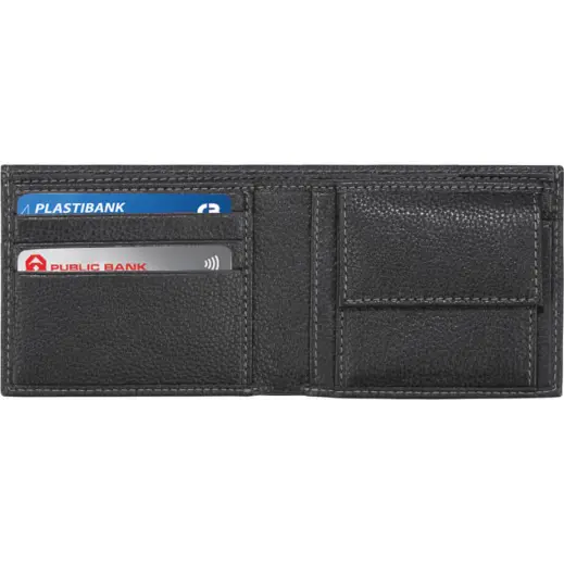 Cancun Santhome Mens Wallet Genuine Leather Wallet - 3 Card (Anti-Microbial)