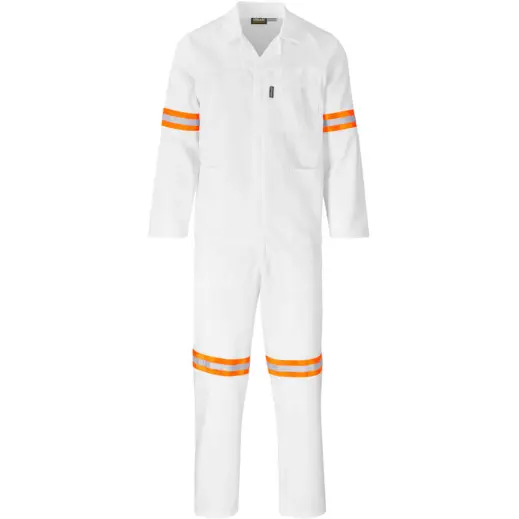 Trade Polycotton Reflective Conti Suit - Orange Tape