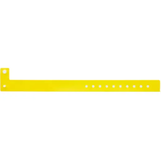 L Shape Vinyl Wristband - Pack Of 10
