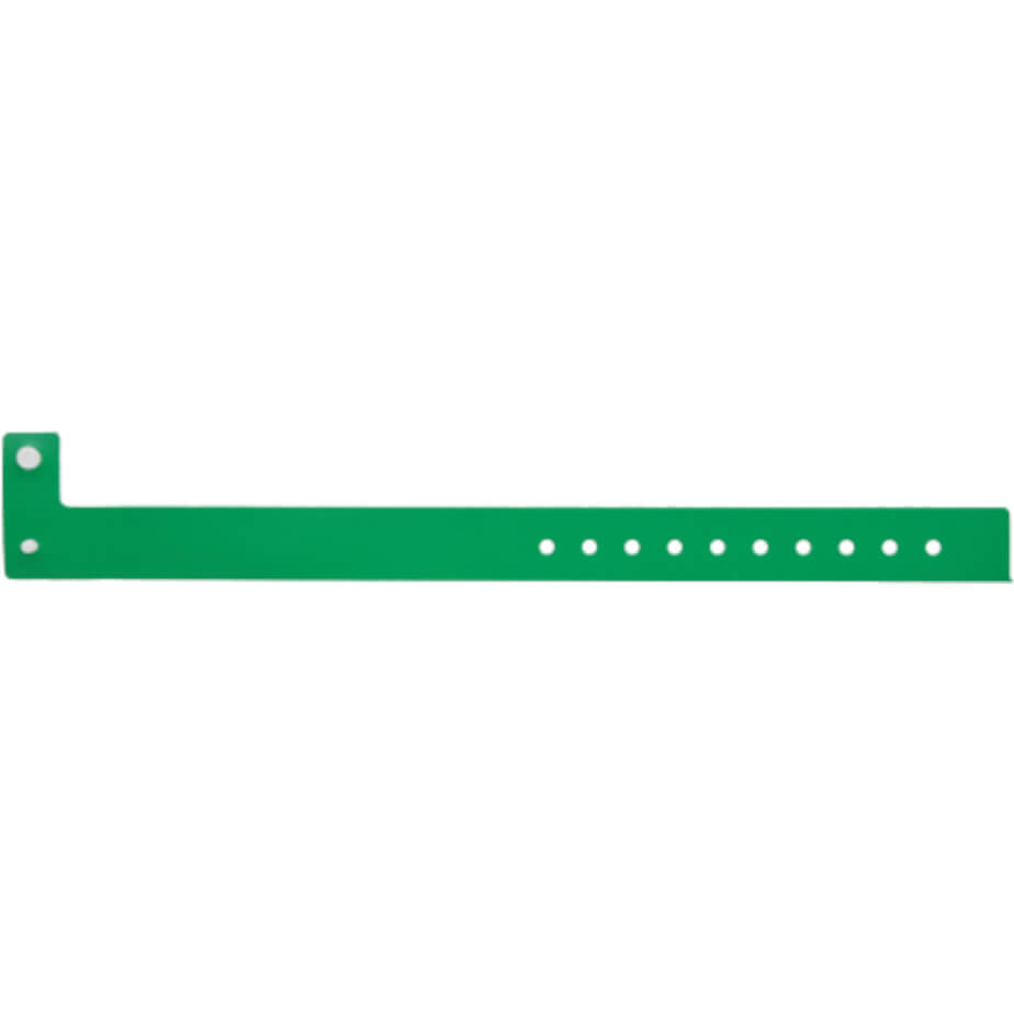 L Shape Vinyl Wristband - Pack Of 10
