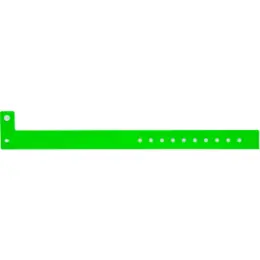 L Shape Vinyl Wristband - Pack Of 10